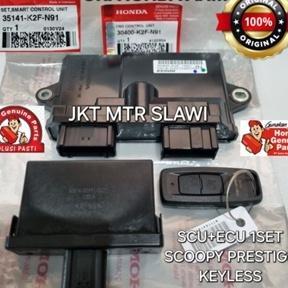 35141-K2F-N91 SCU+ECU 1SET SCOOPY PRESTIGE 2023-2024 KEYLESS ORI HONDA AHM, ASLI HONDA AHM