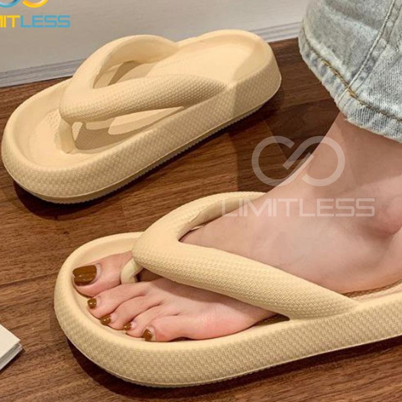 Sandal Jepit Wanita Empuk Tebal Sandal Wanita Warna Soft Sandal Japit Cewek