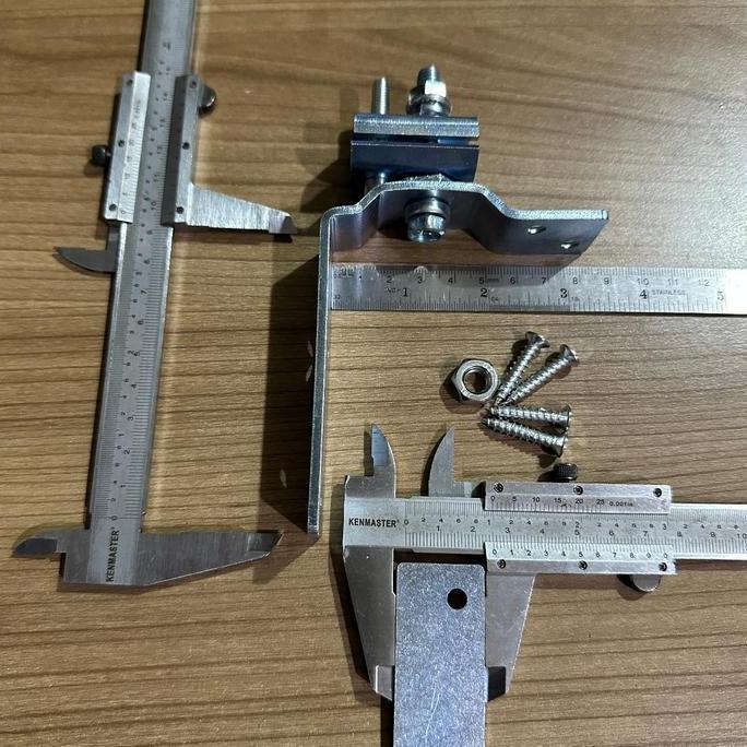 Paket Folding Door Accessory Pivot and Roller Guide Set Lengkap Pivot Roda Atas dan Guide Bawah Pint