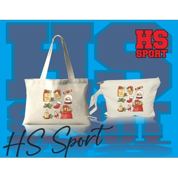 TOTEBAGE MERRY CHRISTMAS - POUCH MERRY CHRISTMAS TIPE 2 Wanita