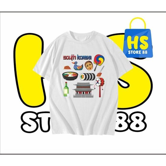 baju oleh-oleh KOREA - kaos souvenir KOREA - baju SOUTH KOREAN - kaos oleh oleh KOREA