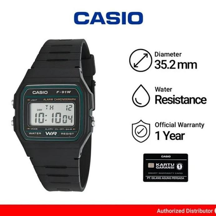 CASIO GENERAL F91W3DG / F-91W-3DG / F91W ORIGINAL