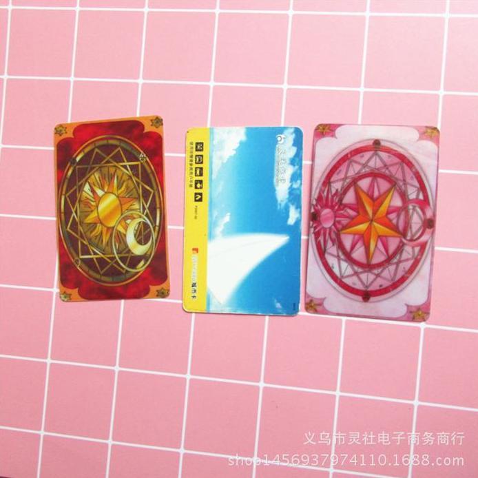 PICL sticker atm kartu clow card stiker cardcaptor sakura anime