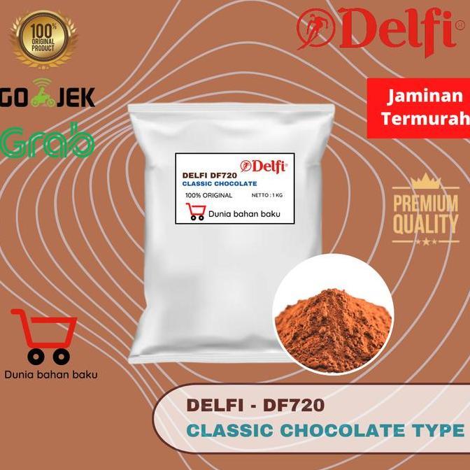 COKLAT BUBUK DELFI DF720 CLASSIC COCOA POWDER 1KG | 100% ASLI