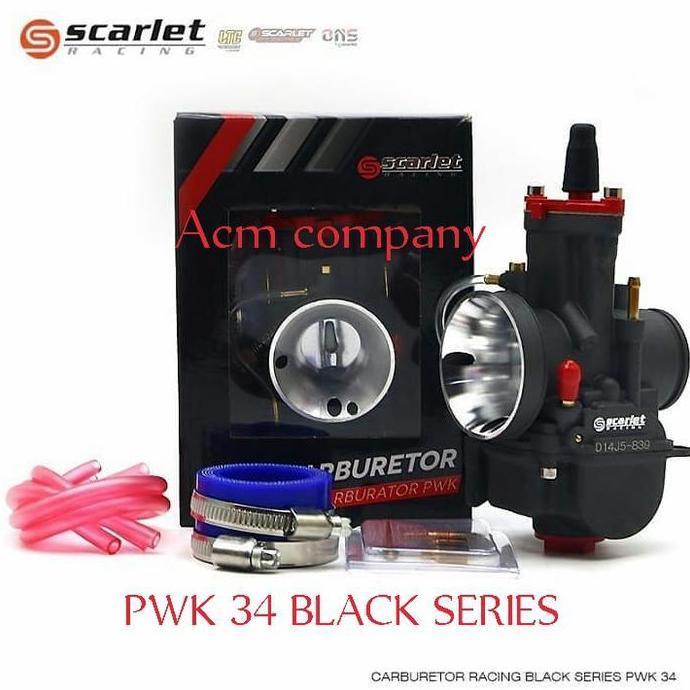 KARBURATOR KARBU BLACK SERIES SCARLET ORI PWK 24 26 28 30 32 34