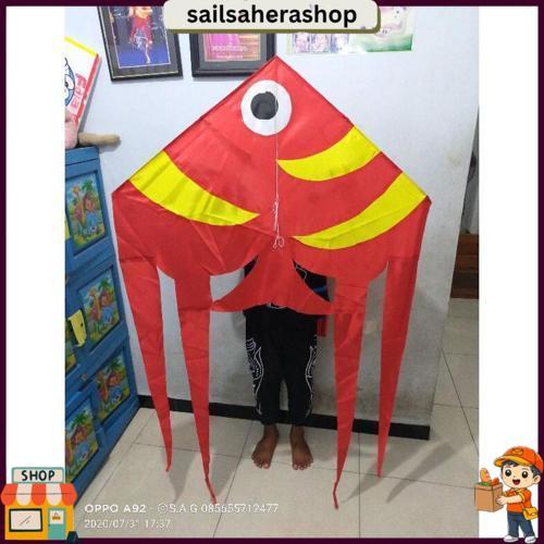 Layangan Hias/Layangan Kain/Layangan Ikan Harga Kaki Lima