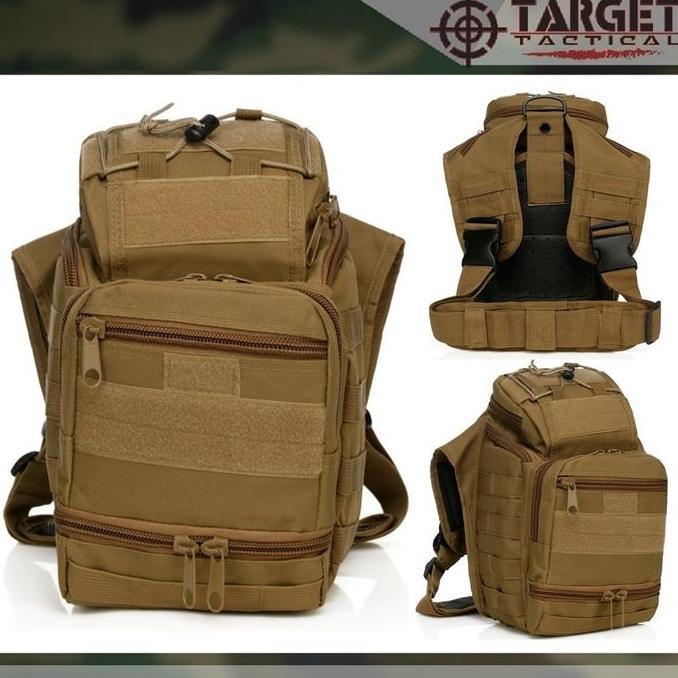 Tas Selempang Tactical 803 Silver Knight USA Import ORIGINAL - Krem
