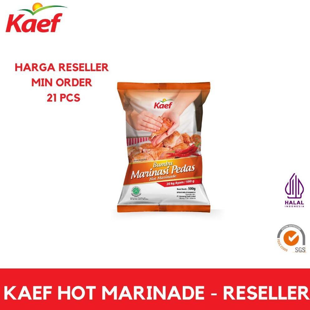 Bumbu Marinasi Fried Chicken | Hot Marinade KAEF  | Bumbu Marinasi Pedas | 500 gram | Kaef Hot Marin