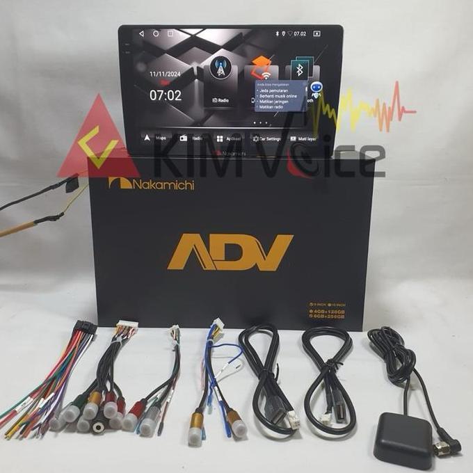 Head Unit Android Nakamichi ADV MKII RAM 6/256GB terlaris