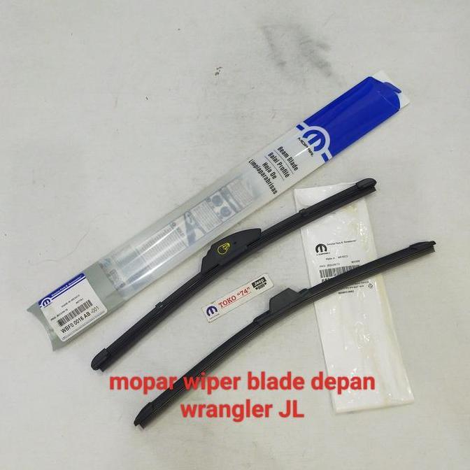 Mopar Karet Wiper Blade Depan Jeep Wrangler JL terlaris