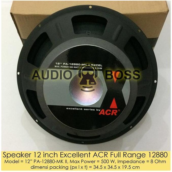 selatansana / Speaker 12 Inch Excellent ACR Full Range 12880 - Speaker ACR 12" 12880 Diskon