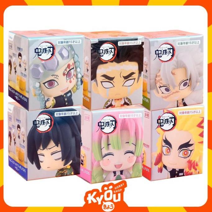 Rengoku | Mitsuri | Tanjiro | Kanao | Giyu | Tengen | Sanemi | Gyomei | Nezuko Chokotto Hikkake Figu