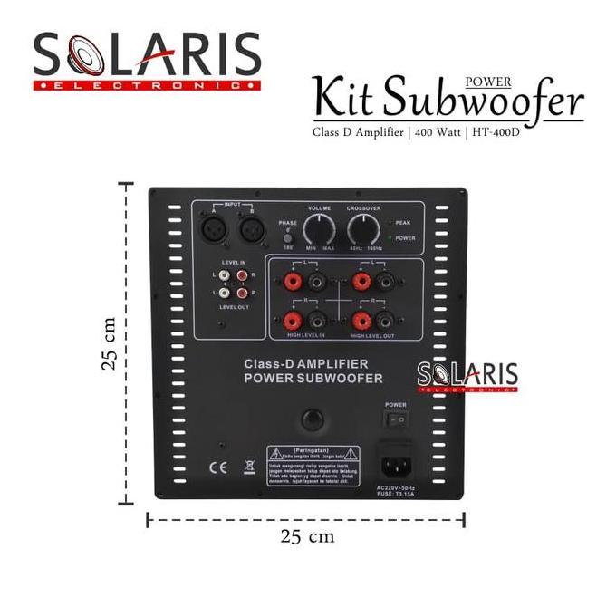 fahmifahstore / Kit Power Subwoofer Aktif 400 Watt Class D HT-400D Diskon
