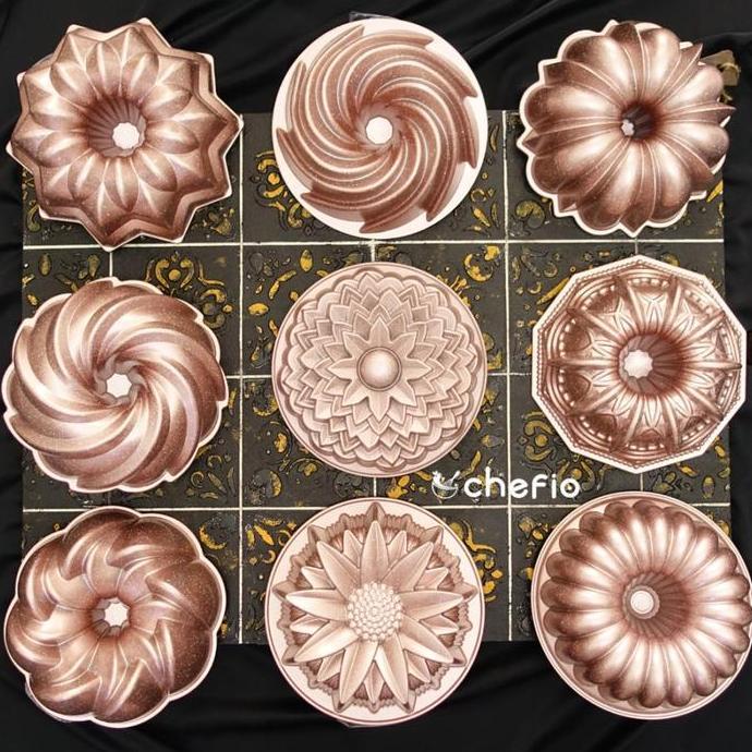 Chefio Loyang Sultan Premium Granite Rose Gold