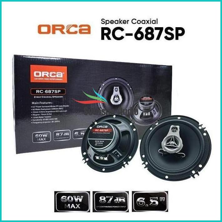 Speaker Orca Rc 687 6 Inch/ Speaker Orca 6.5 Inch Mobil Universal