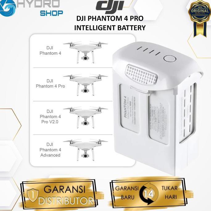 DJI PHANTOM 4 PRO INTELLIGENT BATTERY / Baterai DJI PHANTOM 4 PRO / DJI PHANTOM 4 PRO BATTERY OBSIDI