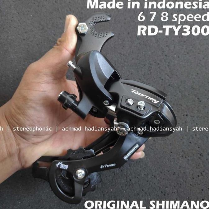 BISA 6 7 8 speed.. RD SHIMANO Tourney TY300 RD jepit 7 speed 8 speed