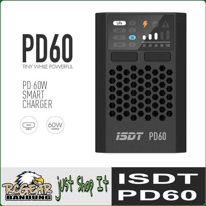 ISDT URUAV PD60 6A Battery Balance Charger Type-C Input 1-4S Lipo