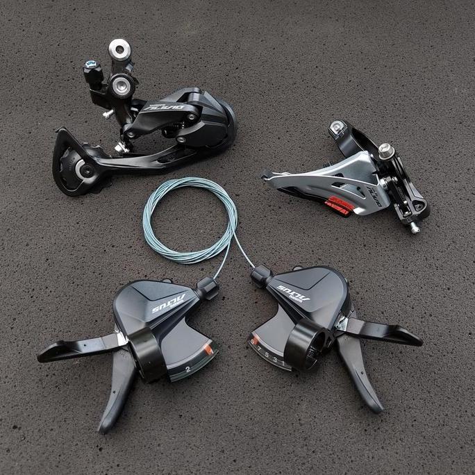 NEW Original SHIMANO Mini Groupset 9speed - Shifter 2x9sp RD FD Alivio