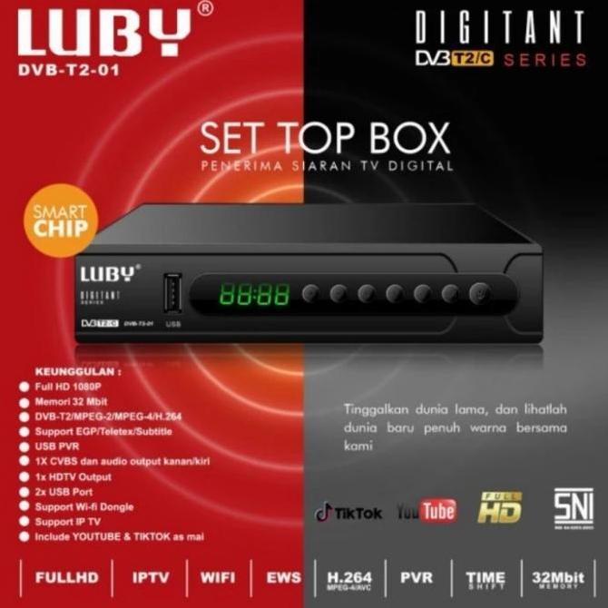 set tobox tv digital receiver digital LUBY setbox vul hd  tv stb