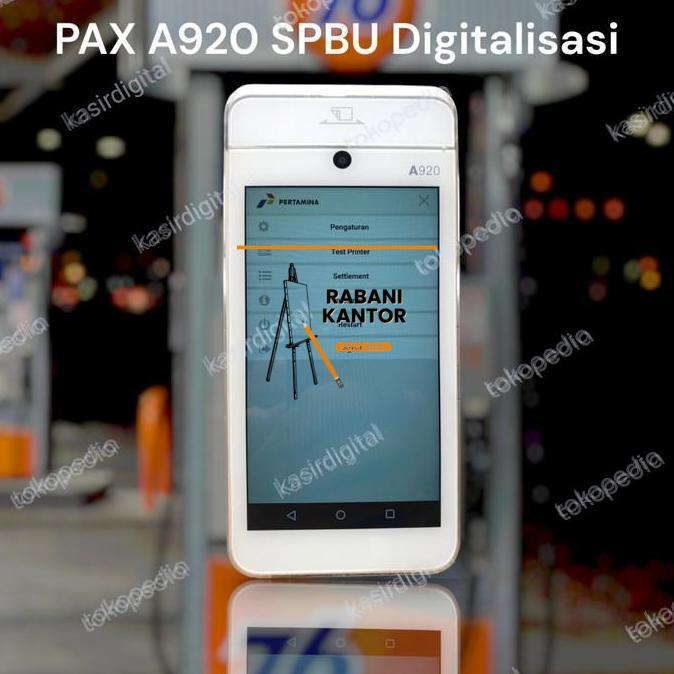 android edc pax a920 spbu digitalisasi