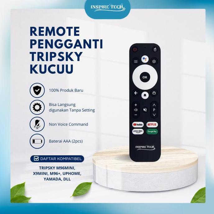 Remote Remot Pengganti Android TV BOX Universal Tripsky Kucuu MXQ Pro Q3 X9mini M96mini TV Stick S96
