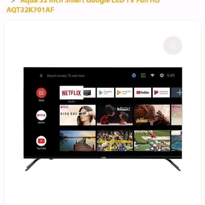 GOOGLE TV 32 INCH AQUA/GOOGLE TV AQUA 32 INCH/SMART TV AQUA 32 INCH NEW SERIES