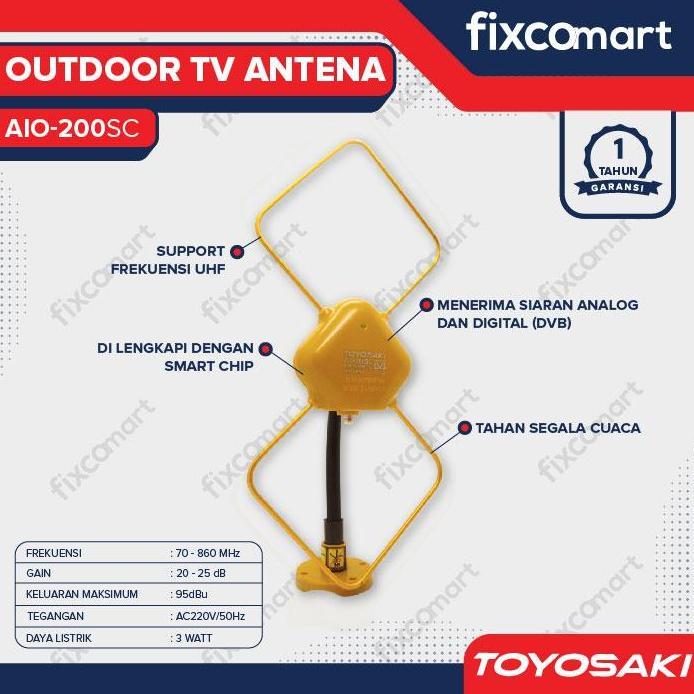 Antena TV Digital Toyosaki AIO-200