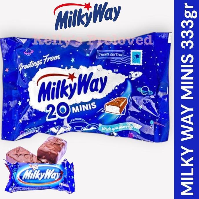 MILKY WAY MINIS CHOCOLATE BAR 333 GR | COKLAT MILKYWAY TRAVEL EDITION