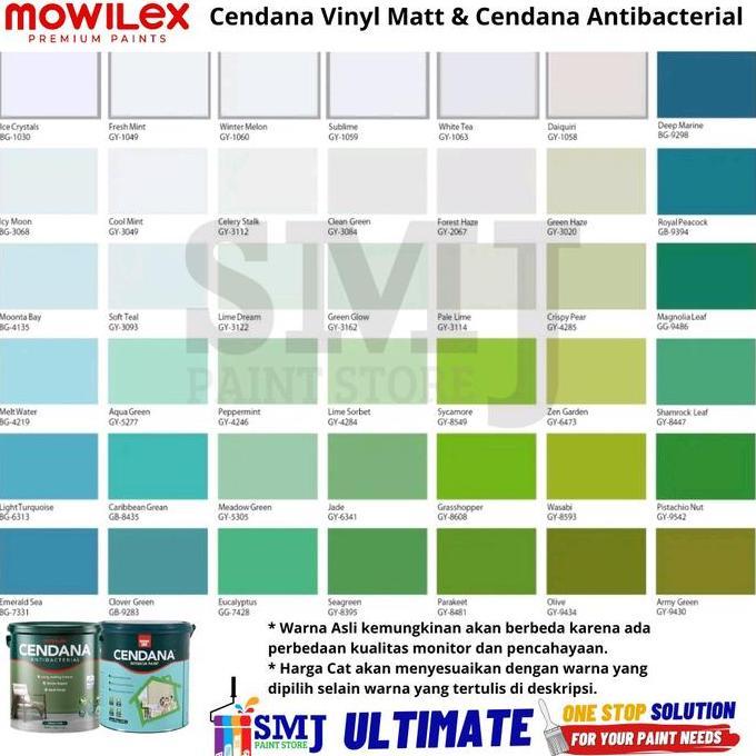 Cat Tembok Interior MOWILEX CENDANA Warna Tinting 25kg