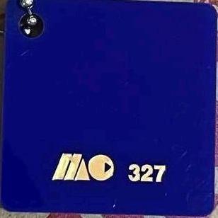 Acrylic biru 327 5mm x 122cm x 244cm