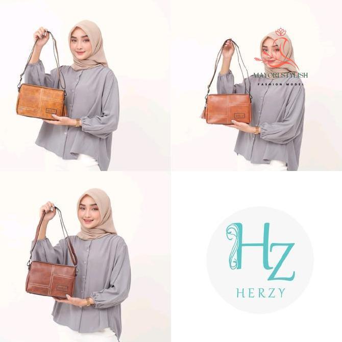 tas selempang wanita adara by herzy kulit