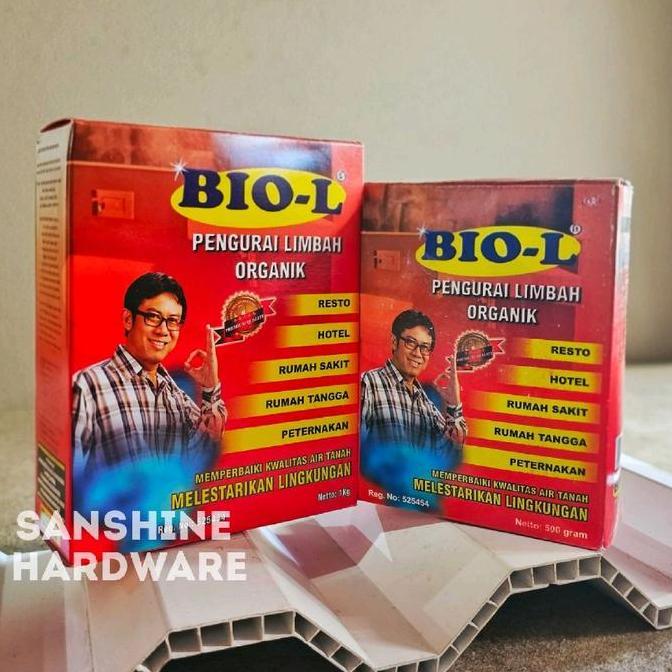 BIO-L 1kg Kuras WC Tanpa Sedot Bio L Pengurai WC Limbah Organik Pembersih WC
