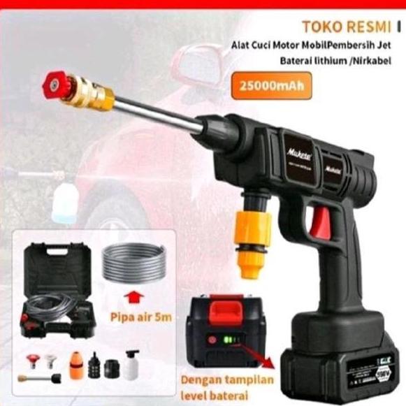 Decker jet cleaner tekanan tinggi, jet cleaner mini portable, mini portable cuci mobil motor, cuci m