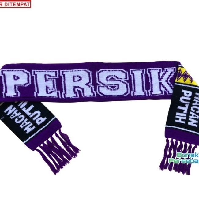 Syal Rajut Persik Kediri Macan Putih - Rajut Berkualitas