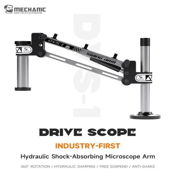 Stand Microscope MECHANIC DVS-1 Microscope Hydraulic Shock-Absorbing Swing Arm 240-340mm Microscope 