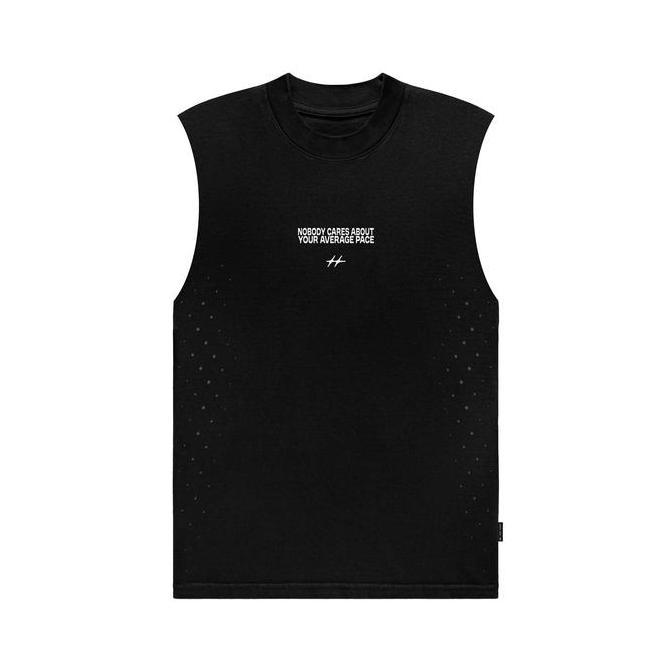 HLWN Running Unisex Muscle Tee Black - Balveer