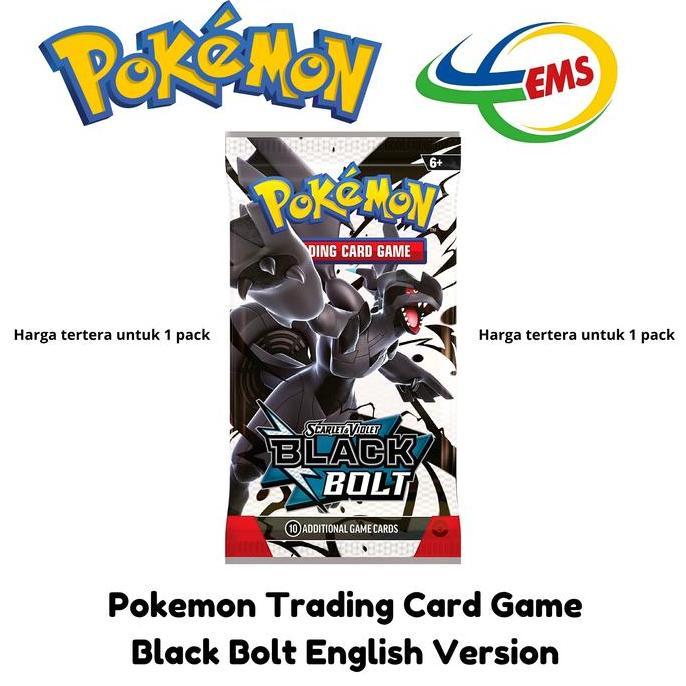 POKEMON TRADING CARD GAME BLACK BOLT ENGLISH VERSION PACK A2158