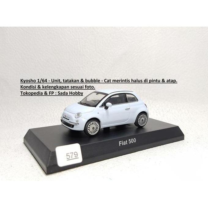 KYOSHO 1/64 FIAT 500 AQUA CADATOYS