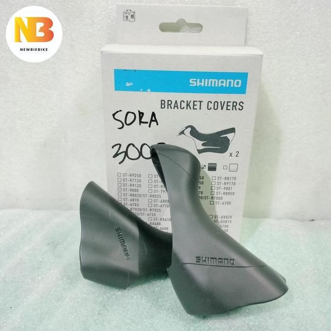 Bracket Covers Shimano SORA ST-R3000 Karet Brifter Rubber Hood Brifter Shifter Original Shimano sepe