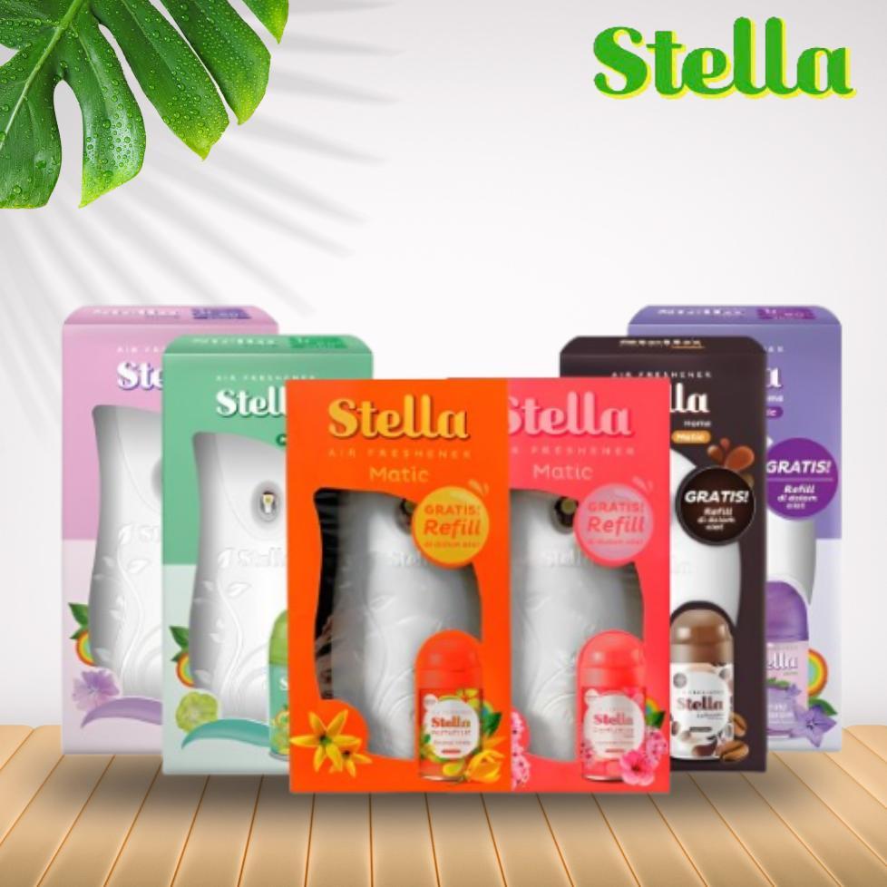 Stella Matic Pengharum Ruangan Otomatis + Refill pengharum ruangan