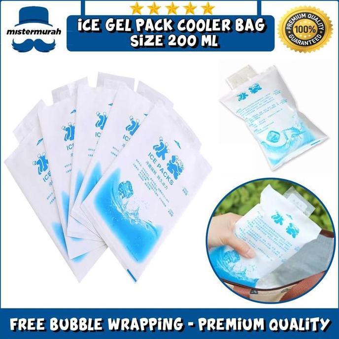 Ice Gel Pack 200 ML Blue Cool Jelly Cooler Kantong Air Es Pendingin
