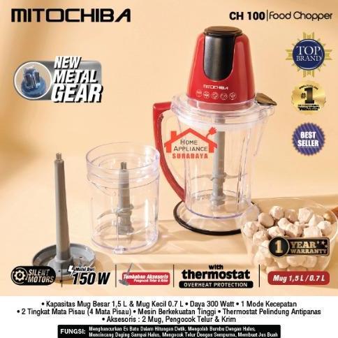 ibolali_ - mitochiba food chopper blender multi serbaguna mito ch-100 / ch100 ch 100