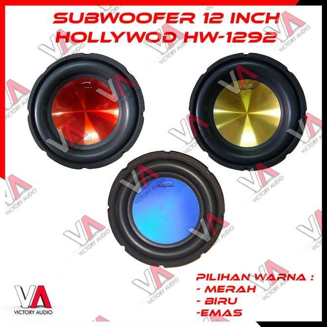 Subwoofer Hollywood 12 inch Double Coil HW 1292 Speaker Mobil