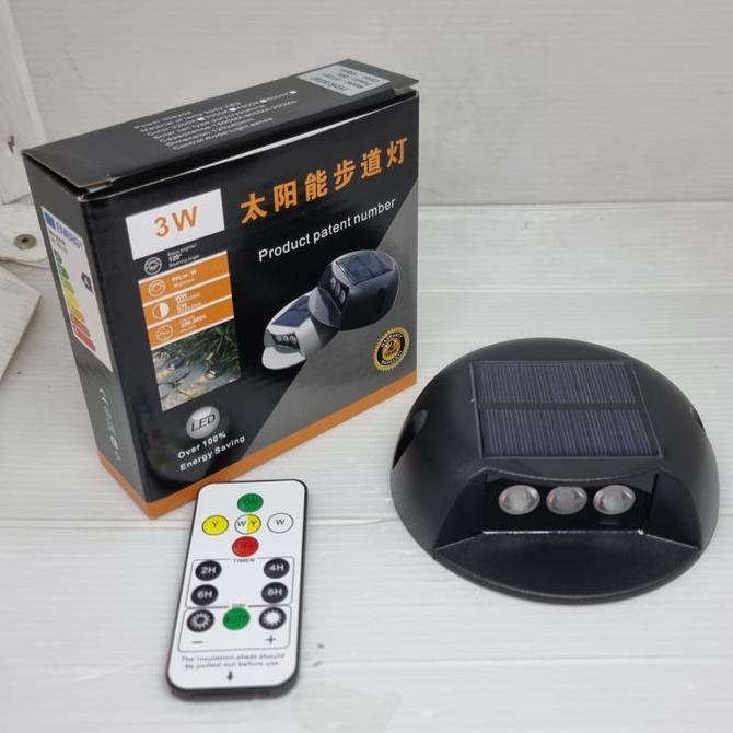 Lampu Lantai Outbow 6W Solar Led Lampu Lantai Solar Taman 6 Watt 3 Mata