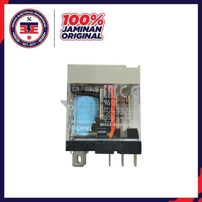 lokalapa / OMRON G2R-1-SND Relay 8 Kaki Original Omron 6V DC 12V DC 24V DC 48V DC Diskon