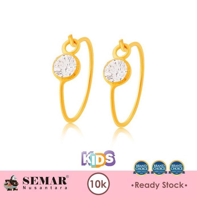 Tevanikarya - Anting Emas Anak Kimmy Lovely Kids Super Ringan Gold 10K Semar Nusantara