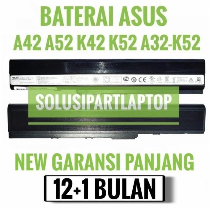 Baterai Original Laptop Asus K42F K42J K42Jc K42Jr K42Je K42 A32-K52