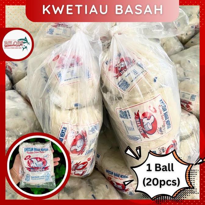 Kwetiau Basah Bilqis & Kwetiau Yogyakarta 1 Ball (Isi 20Pcs)