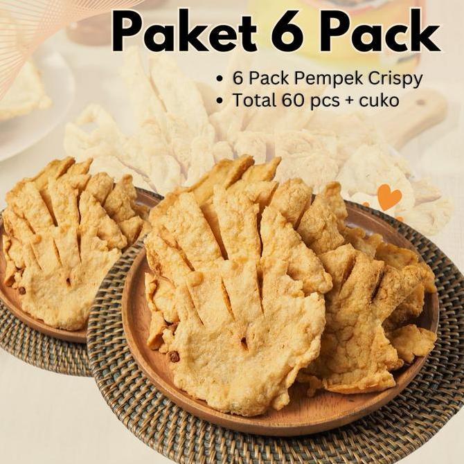 Paket 6 Pack - Pempek Mola Crispy Dari Palembang